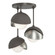 Brooklyn Three Light Semi-Flush Mount in Dark Smoke (39|121374-SKT-07-85-GG0711)