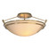 Tryne Two Light Semi-Flush Mount in Modern Brass (39|124412-SKT-86-SS0047)