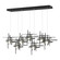 Tura LED Pendant in Black (39|131096-SKT-STND-10-YC0305)
