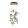 Tura LED Pendant in Vintage Platinum (39|131107-SKT-STND-82-II0728)