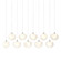 Ume LED Pendant in Vintage Platinum (39|131203-SKT-LONG-82-FD0710) Ume LED Pendant in Vintage Platinum (39|131203-SKT-LONG-82-FD0710)