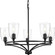 Parkhurst Five Light Chandelier in Matte Black (54|P400296-31M)