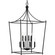 Parkhurst Eight Light Foyer Chandelier in Matte Black (54|P500371-31M)