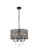 Elise Four Light Pendant in black (173|LD711D17BK)