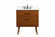 Boise Single Bathroom Vanity in Teak (173|VF41030MTK-BS)