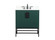 Eugene Single Bathroom Vanity in Green (173|VF48830MGN-BS)