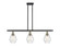 Ballston Three Light Island Pendant in Black Antique Brass (405|516-3I-BAB-G654-6)