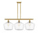 Ballston LED Island Pendant in Satin Gold (405|516-3I-SG-G654-12-LED)