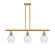 Ballston LED Island Pendant in Satin Gold (405|516-3I-SG-G654-6-LED)