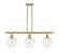 Ballston LED Island Pendant in Satin Gold (405|516-3I-SG-G654-8-LED)