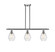 Ballston Three Light Island Pendant in Brushed Satin Nickel (405|516-3I-SN-G654-6)