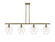 Ballston Four Light Island Pendant in Antique Brass (405|516-4I-AB-G652-8)