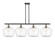 Ballston LED Island Pendant in Black Antique Brass (405|516-4I-BAB-G654-12-LED)