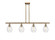Ballston LED Island Pendant in Brushed Brass (405|516-4I-BB-G654-6-LED)