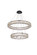 Monroe LED Chandelier in Black (173|3503G28BK)