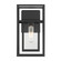 Burton One Light Wall Lantern in Black (43|D277M-6EW-BK)