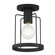 Tafo One Light Semi Flush Mount in Matte Black (43|D273M-SF-MB)