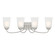 Malone Four Light Vanity in Brushed Nickel (43|D267M-4B-BN)