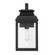 Milton One Light Wall Lantern in Black (43|D262M-7EW-BK)
