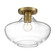 Emma One Light Semi Flush Mount in Brushed Gold (43|D249M-SF-BG)