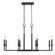 Ellyn BLK Eight Light Linear Pendant in Matte Black (62|8209-LP BLK)