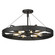 Vaughn Six Light Semi-Flush Mount in Natural Black (62|3866-MSF NB-NB)