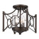 Quincy Three Light Semi-Flush Mount in Cordoban Bronze (62|3718-SF CDB-CLR)