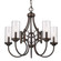 Quincy Five Light Chandelier in Cordoban Bronze (62|3718-5 CDB-CLR)