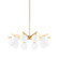 Astra LED Chandelier in Vintage Brass (68|402-10-VB)