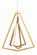 Gianna LED Pendant in Gold (162|GNAP27L30D1GD)