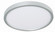 Edge Round LED Flush Mount in Satin Nickel (162|EGRF08LAJD1SN)