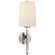 Edie One Light Wall Sconce in Polished Nickel (268|TOB 2740PN-L)