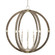 Bastian Collection Six Light Chandelier in Contemporary Silver Leaf/Chateau Gray (142|9000-0941)