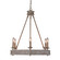 Charlotte Six Light Chandelier in Weathered Parchment (374|H8201-6)