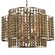 Carina Four Light Chandelier in Rustic Silver (374|H7215-4)