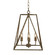 Gia Four Light Chandelier in Aged Silver (374|H7210-4)
