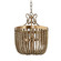 Darcia Two Light Chandelier in Tarnished Silver (374|H7126-2AS)