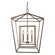 Mattea Four Light Chandelier in Antique Silver (374|H6125S-4AS)