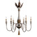 Calandra Six Light Chandelier in French White With Gold (374|H5101-6)