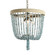 Sea Breeze Three Light Chandelier in Antique Silver (374|H22113-3)