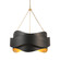 Serafina Five Light Chandelier in Gold Leaf & Matte Black (374|H21120-5)