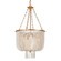 Campana Four Light Chandelier in Gold Leaf (374|H21103N-4GL)