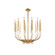 Amelia 12 Light Chandelier in Gold Leaf (374|H20101-12)