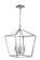 Flynt II Four Light Foyer Pendant in Brushed Polished Nickel (46|56336-BNK)