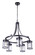 Elliot Five Light Chandelier in Flat Black (46|55325-FB)