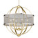 Colson Six Light Chandelier in Olympic Gold (62|3167-6 OG-PW)