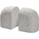 Bruno Set Of 2 Bookends in White With Colored Speckles (443|STA767)