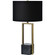 Arla One Light Table Lamp in Natural Black,Plated Antique Brushed Brass,Black (443|LPT1188)