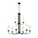 Truby Nine Light Chandelier in Black (12|52482BK)