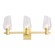 Calabria Three Light Wall Sconce in Louise Brass (508|KWS0103-3NB)